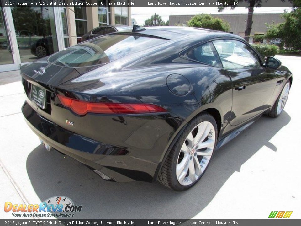 2017 Jaguar F-TYPE S British Design Edition Coupe Ultimate Black / Jet Photo #7