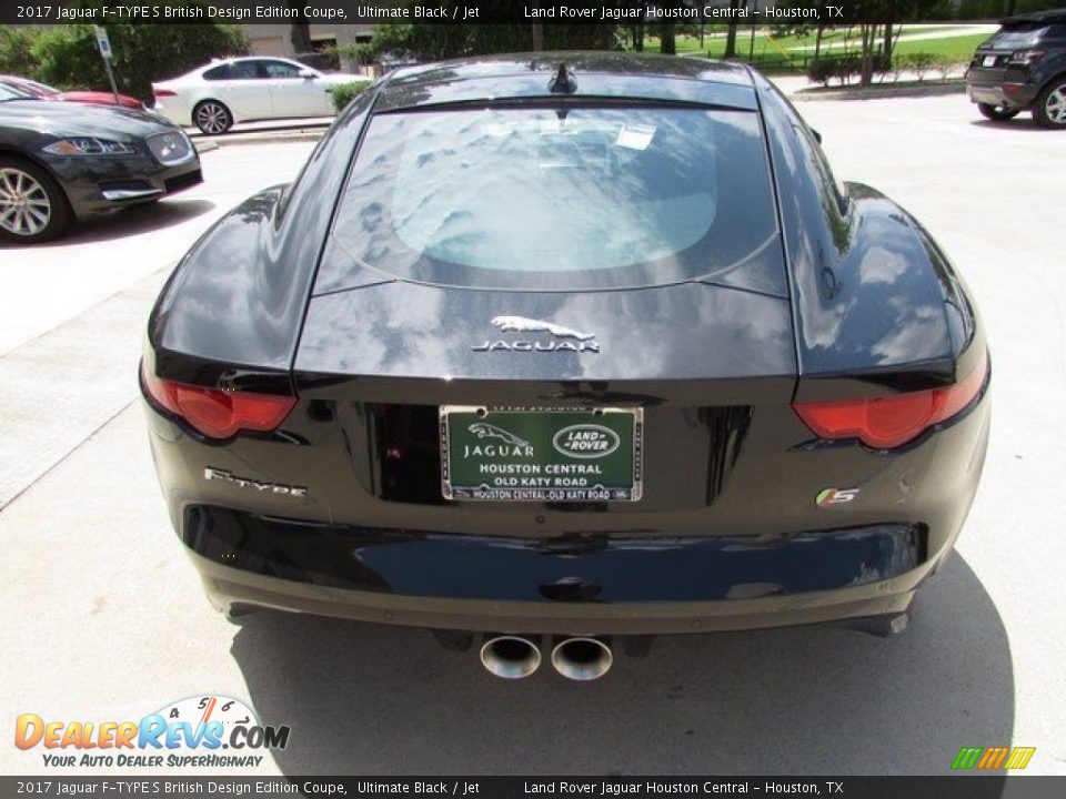 2017 Jaguar F-TYPE S British Design Edition Coupe Ultimate Black / Jet Photo #8