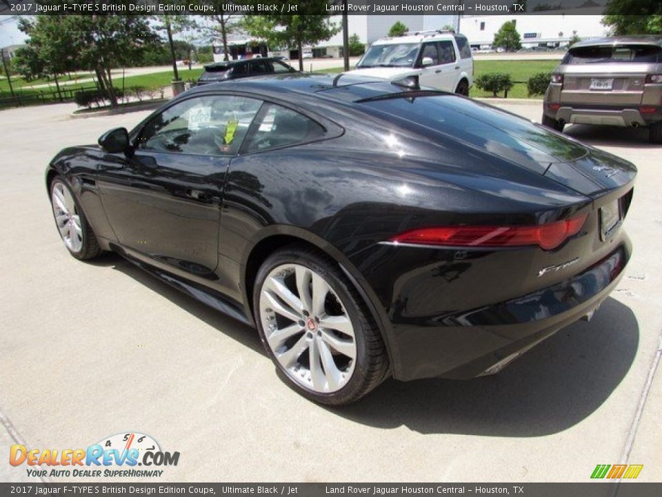 Ultimate Black 2017 Jaguar F-TYPE S British Design Edition Coupe Photo #9