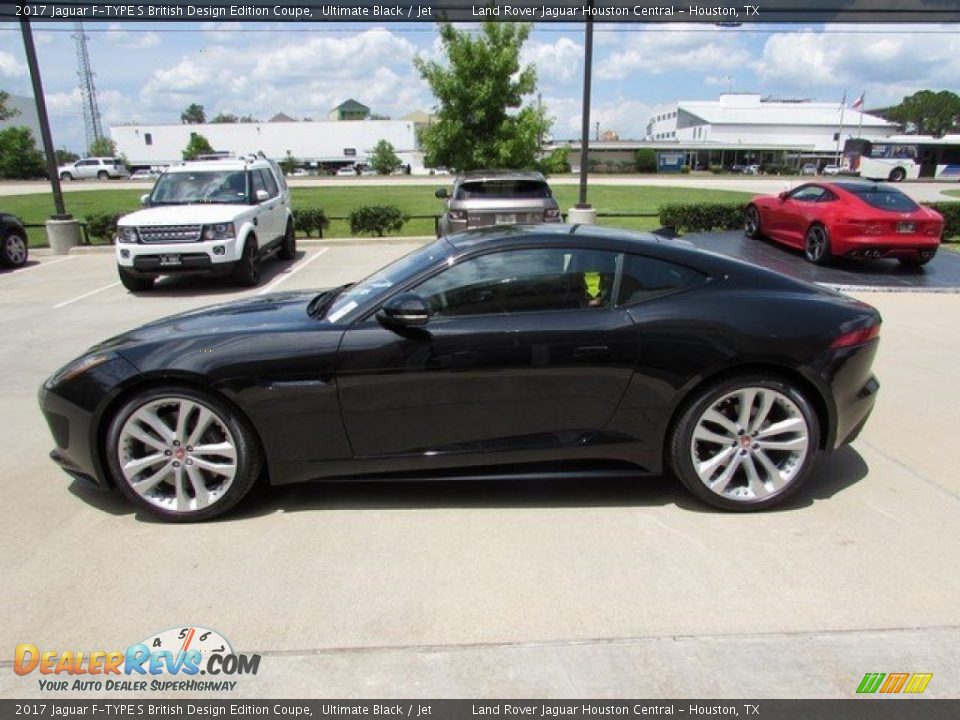 2017 Jaguar F-TYPE S British Design Edition Coupe Ultimate Black / Jet Photo #10