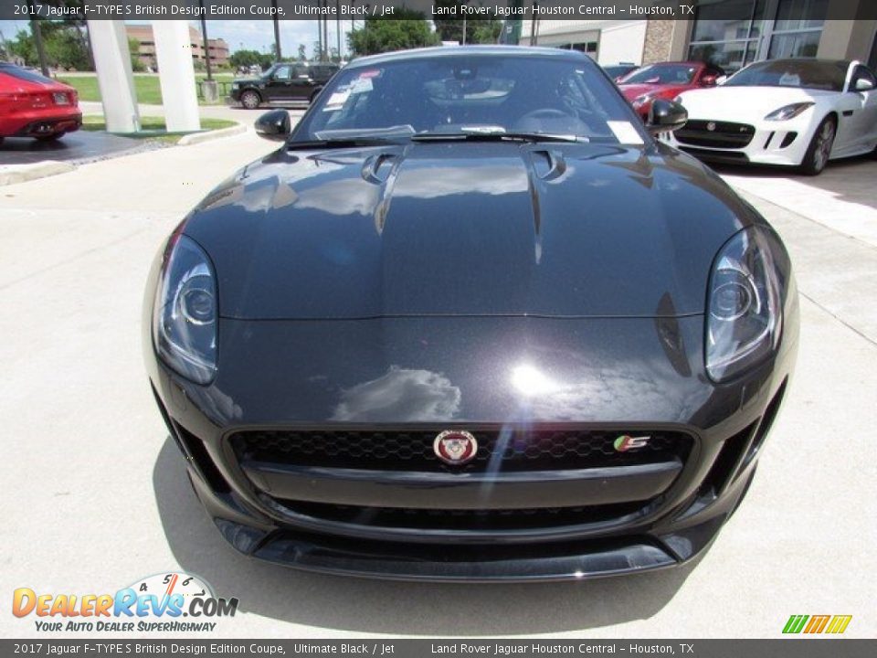 2017 Jaguar F-TYPE S British Design Edition Coupe Ultimate Black / Jet Photo #12