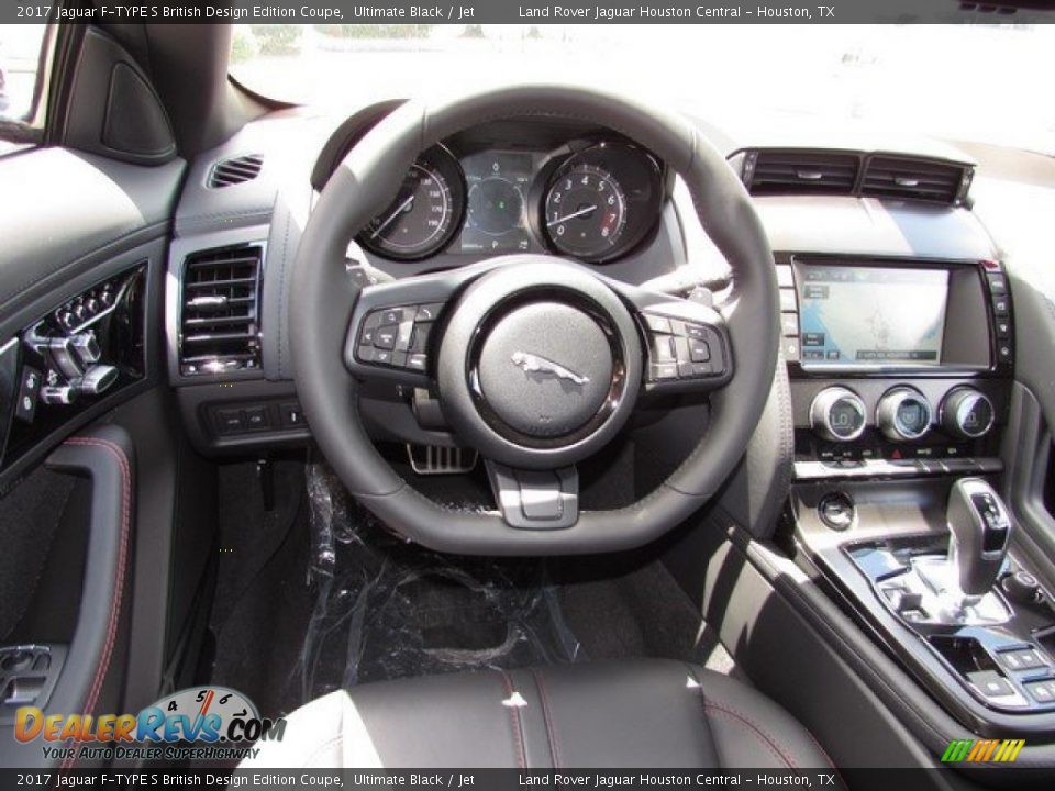 2017 Jaguar F-TYPE S British Design Edition Coupe Ultimate Black / Jet Photo #13