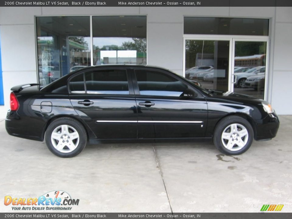 2006 Chevrolet Malibu LT V6 Sedan Black / Ebony Black Photo #2