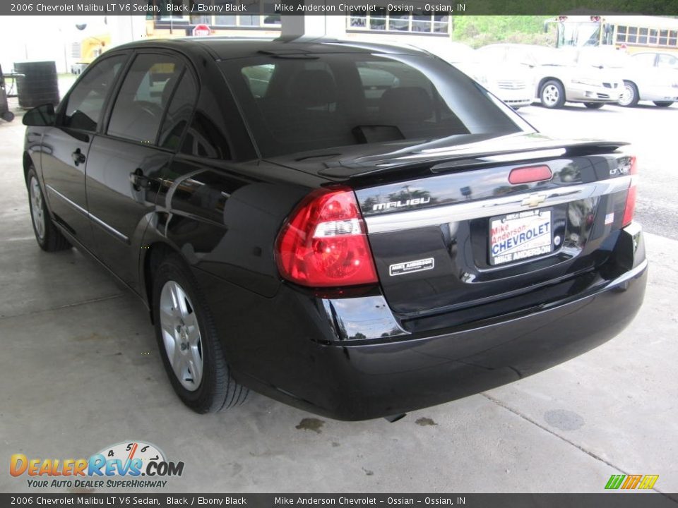2006 Chevrolet Malibu LT V6 Sedan Black / Ebony Black Photo #3