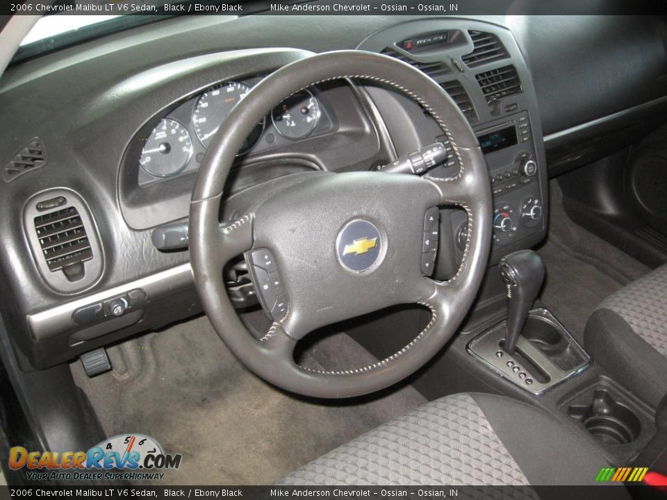 2006 Chevrolet Malibu LT V6 Sedan Black / Ebony Black Photo #6