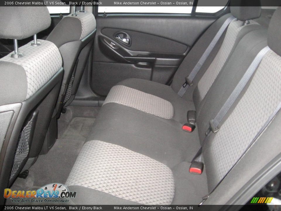 2006 Chevrolet Malibu LT V6 Sedan Black / Ebony Black Photo #14