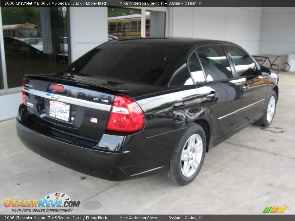 2006 Chevrolet Malibu LT V6 Sedan Black / Ebony Black Photo #18