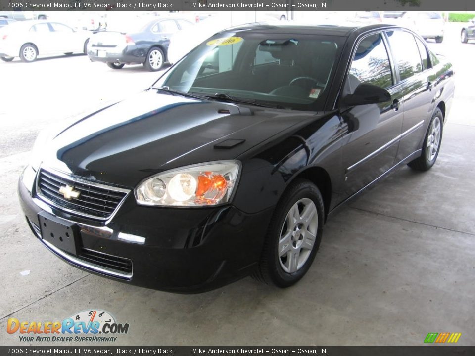 2006 Chevrolet Malibu LT V6 Sedan Black / Ebony Black Photo #24