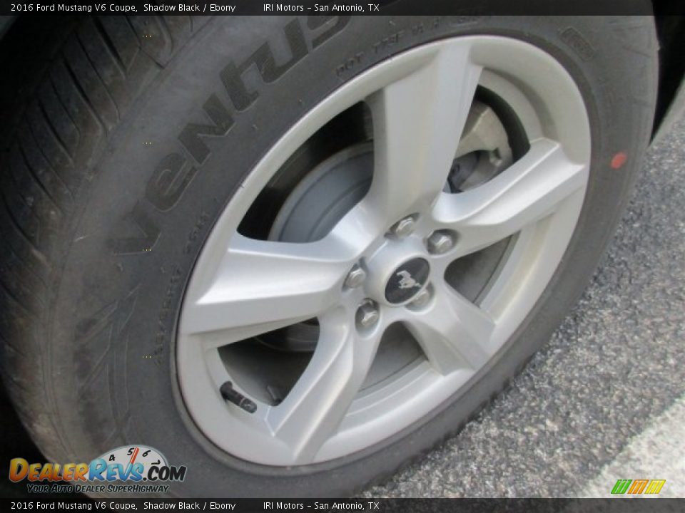 2016 Ford Mustang V6 Coupe Shadow Black / Ebony Photo #3