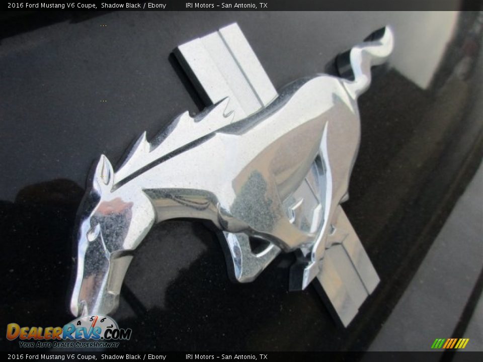2016 Ford Mustang V6 Coupe Shadow Black / Ebony Photo #5