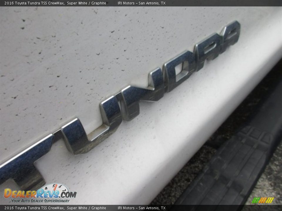 2016 Toyota Tundra TSS CrewMax Super White / Graphite Photo #3