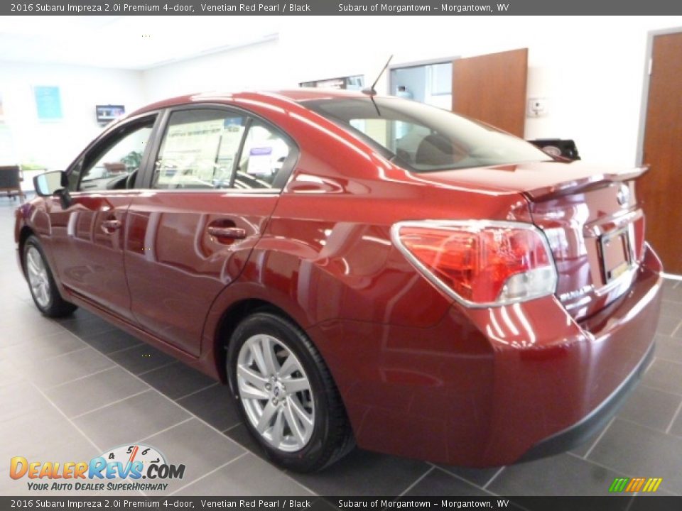 2016 Subaru Impreza 2.0i Premium 4-door Venetian Red Pearl / Black Photo #8