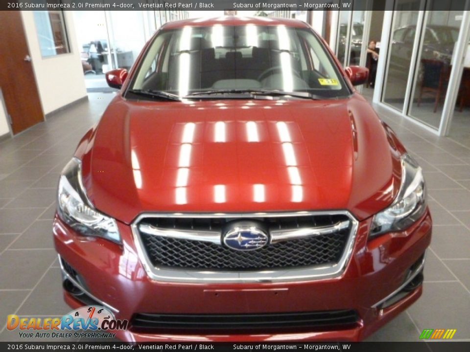 2016 Subaru Impreza 2.0i Premium 4-door Venetian Red Pearl / Black Photo #10