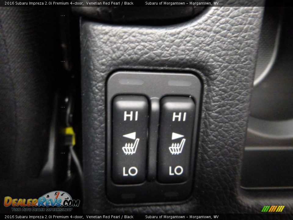 2016 Subaru Impreza 2.0i Premium 4-door Venetian Red Pearl / Black Photo #16