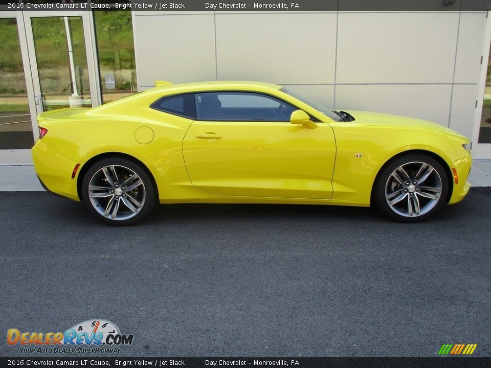 Bright Yellow 2016 Chevrolet Camaro LT Coupe Photo #2