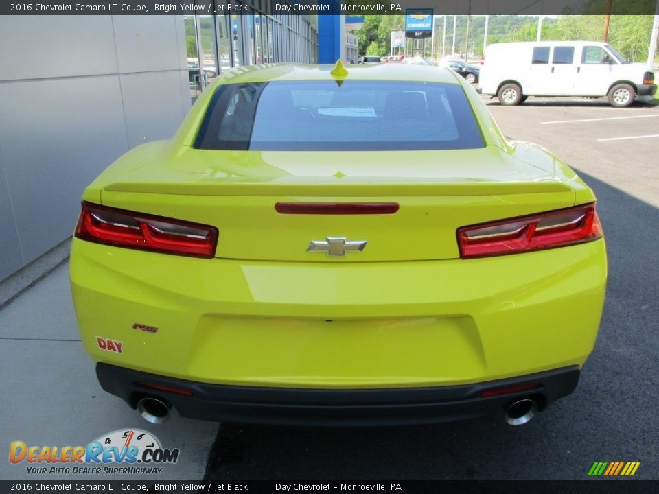2016 Chevrolet Camaro LT Coupe Bright Yellow / Jet Black Photo #6