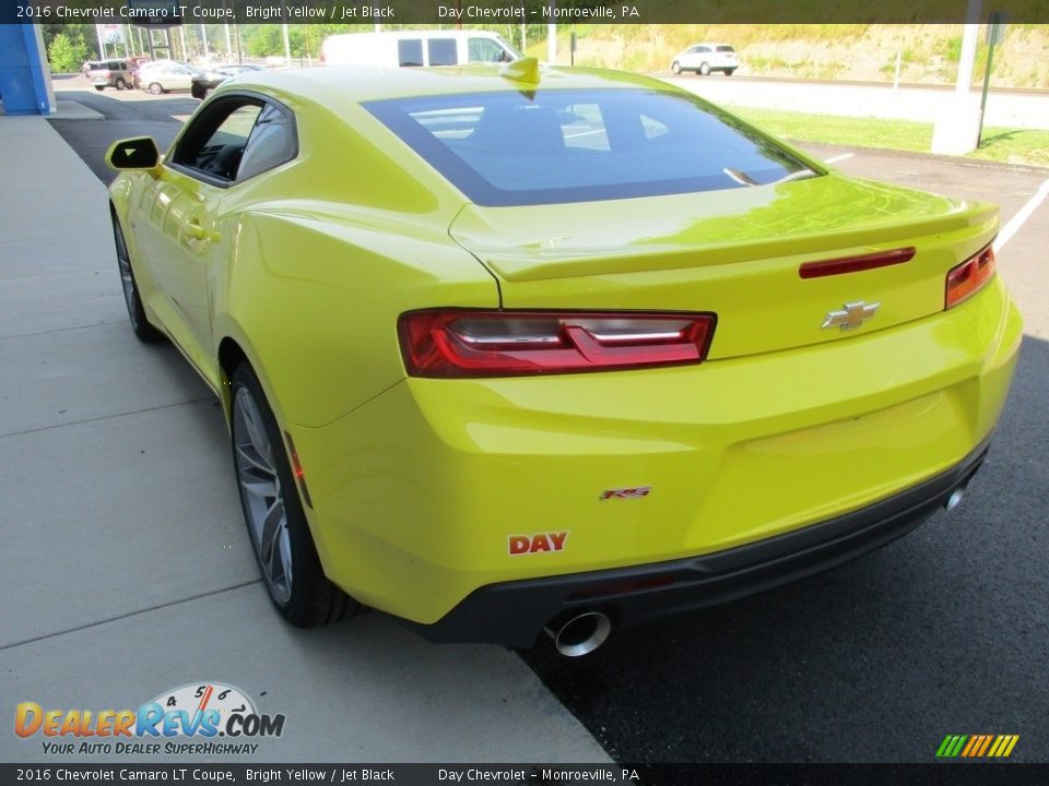 2016 Chevrolet Camaro LT Coupe Bright Yellow / Jet Black Photo #7