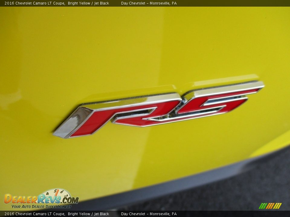 2016 Chevrolet Camaro LT Coupe Bright Yellow / Jet Black Photo #8
