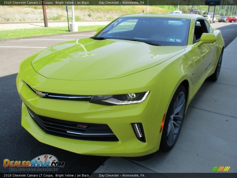 2016 Chevrolet Camaro LT Coupe Bright Yellow / Jet Black Photo #10