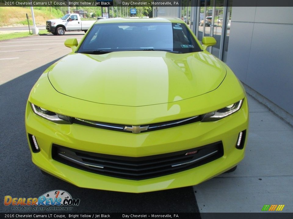 2016 Chevrolet Camaro LT Coupe Bright Yellow / Jet Black Photo #11