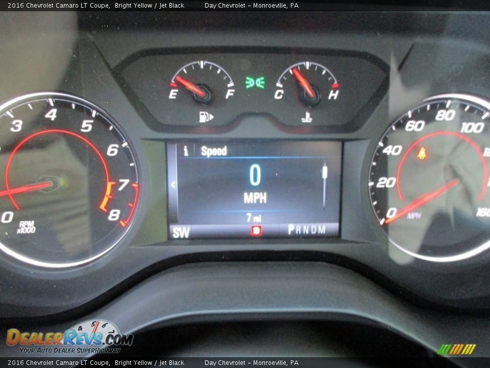 2016 Chevrolet Camaro LT Coupe Bright Yellow / Jet Black Photo #20