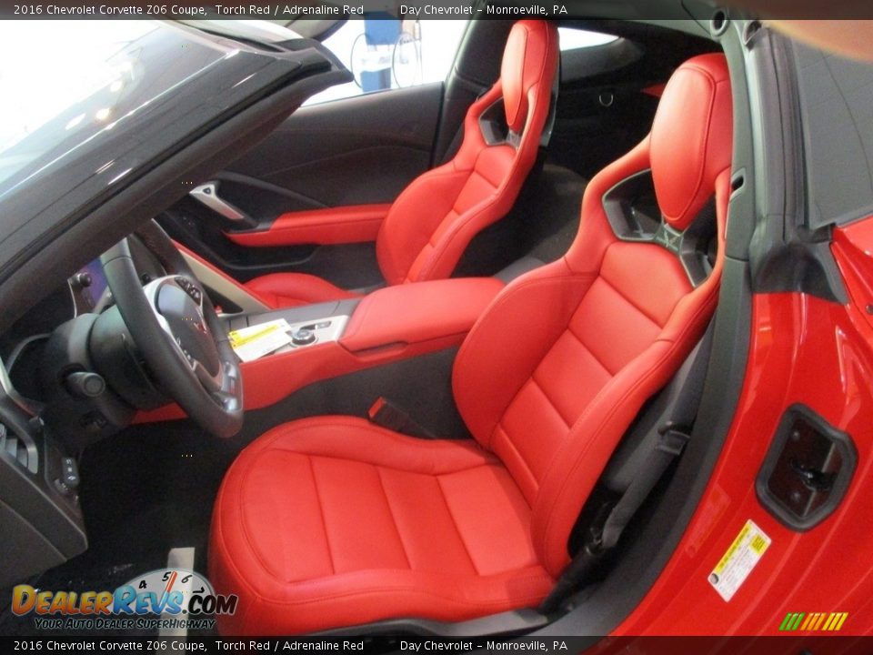 Front Seat of 2016 Chevrolet Corvette Z06 Coupe Photo #14