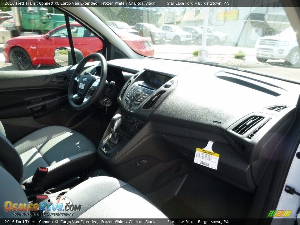 2016 Ford Transit Connect XL Cargo Van Extended Frozen White / Charcoal Black Photo #5