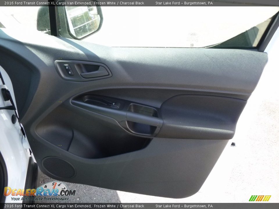 2016 Ford Transit Connect XL Cargo Van Extended Frozen White / Charcoal Black Photo #6