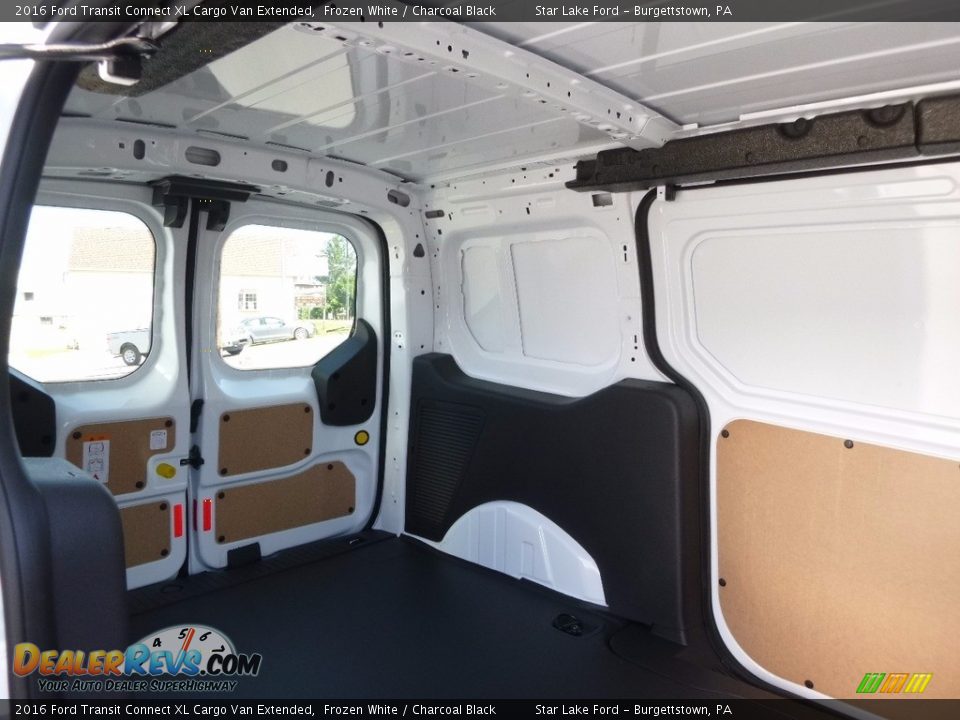 2016 Ford Transit Connect XL Cargo Van Extended Frozen White / Charcoal Black Photo #7