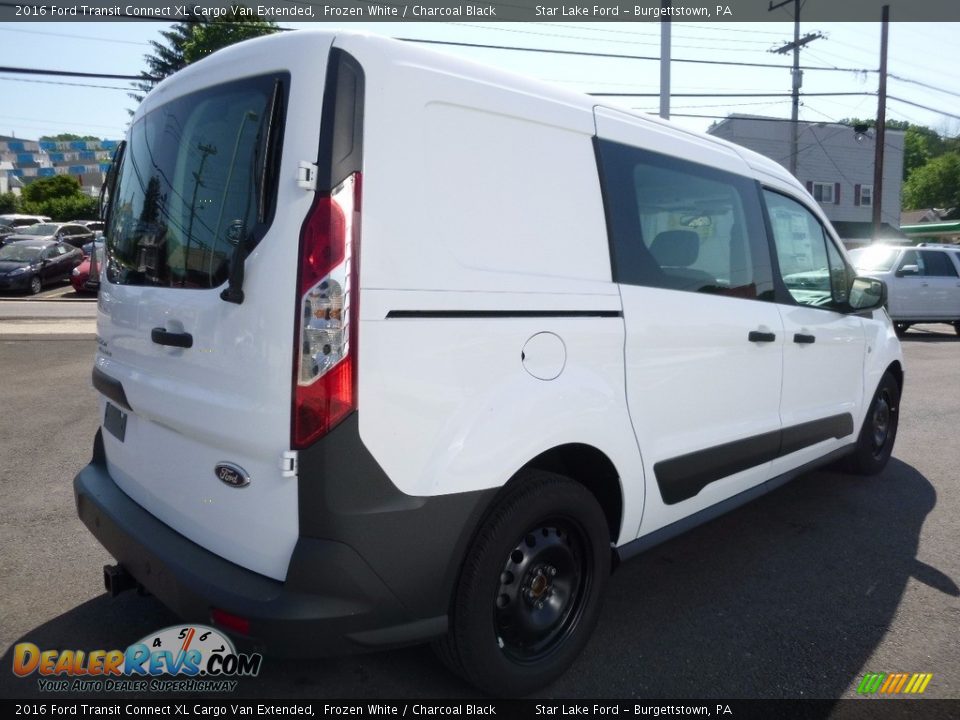 2016 Ford Transit Connect XL Cargo Van Extended Frozen White / Charcoal Black Photo #8
