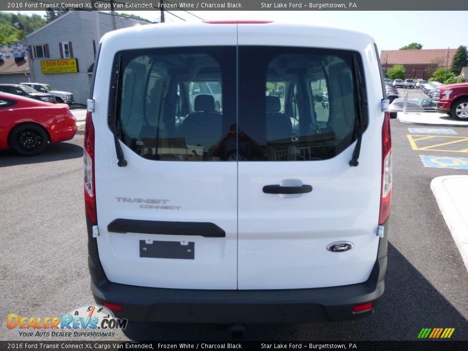 2016 Ford Transit Connect XL Cargo Van Extended Frozen White / Charcoal Black Photo #9