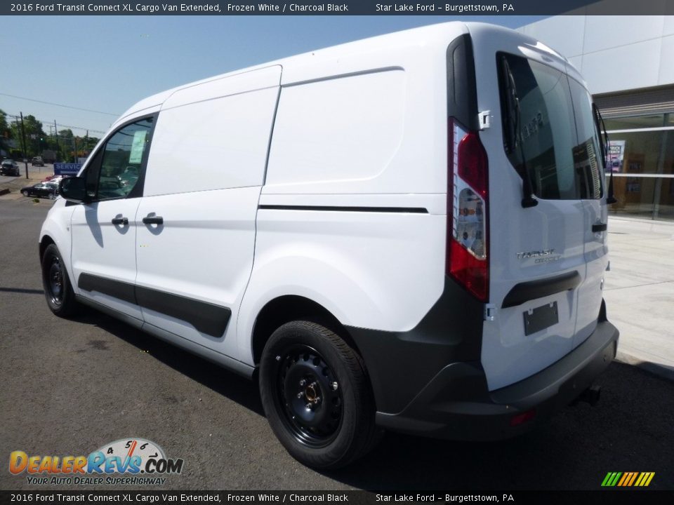 2016 Ford Transit Connect XL Cargo Van Extended Frozen White / Charcoal Black Photo #11