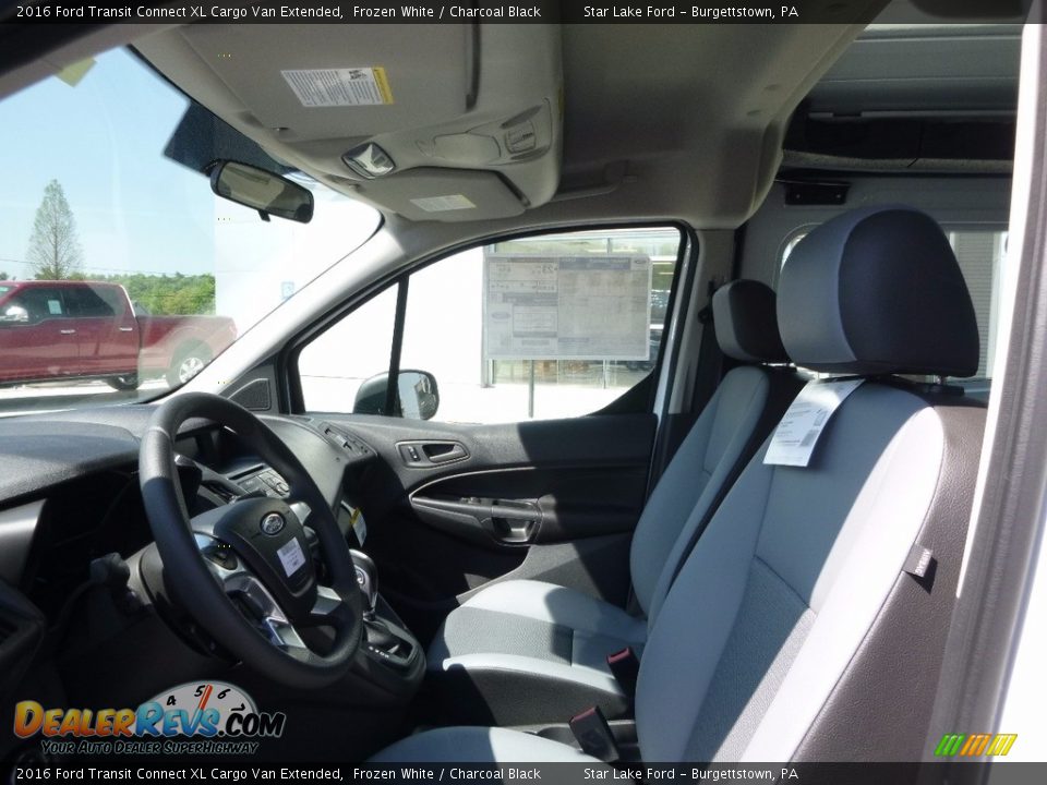 2016 Ford Transit Connect XL Cargo Van Extended Frozen White / Charcoal Black Photo #13