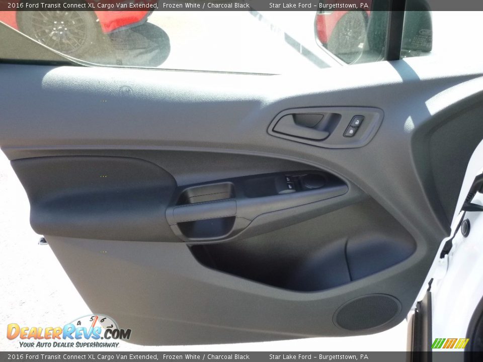 2016 Ford Transit Connect XL Cargo Van Extended Frozen White / Charcoal Black Photo #15