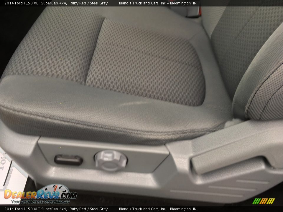 2014 Ford F150 XLT SuperCab 4x4 Ruby Red / Steel Grey Photo #4