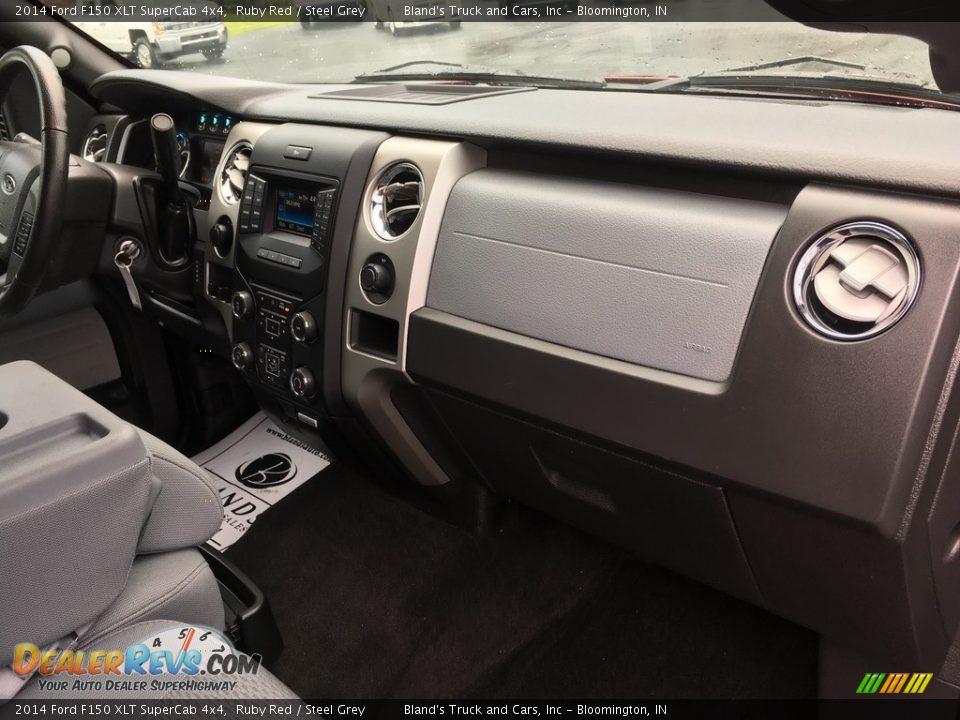 2014 Ford F150 XLT SuperCab 4x4 Ruby Red / Steel Grey Photo #5
