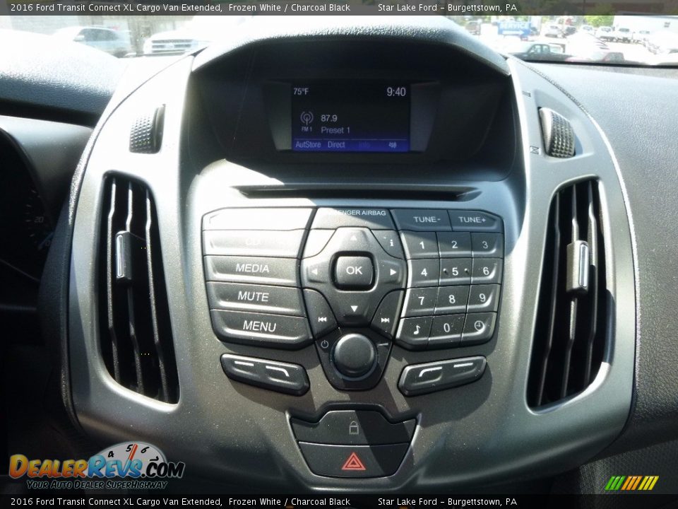 2016 Ford Transit Connect XL Cargo Van Extended Frozen White / Charcoal Black Photo #18