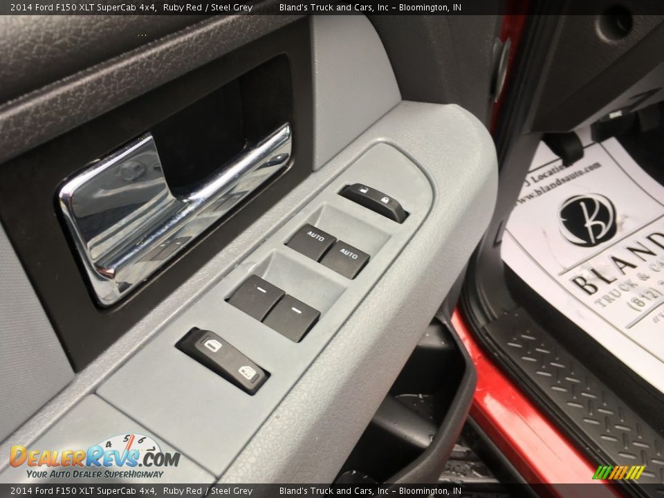 2014 Ford F150 XLT SuperCab 4x4 Ruby Red / Steel Grey Photo #7