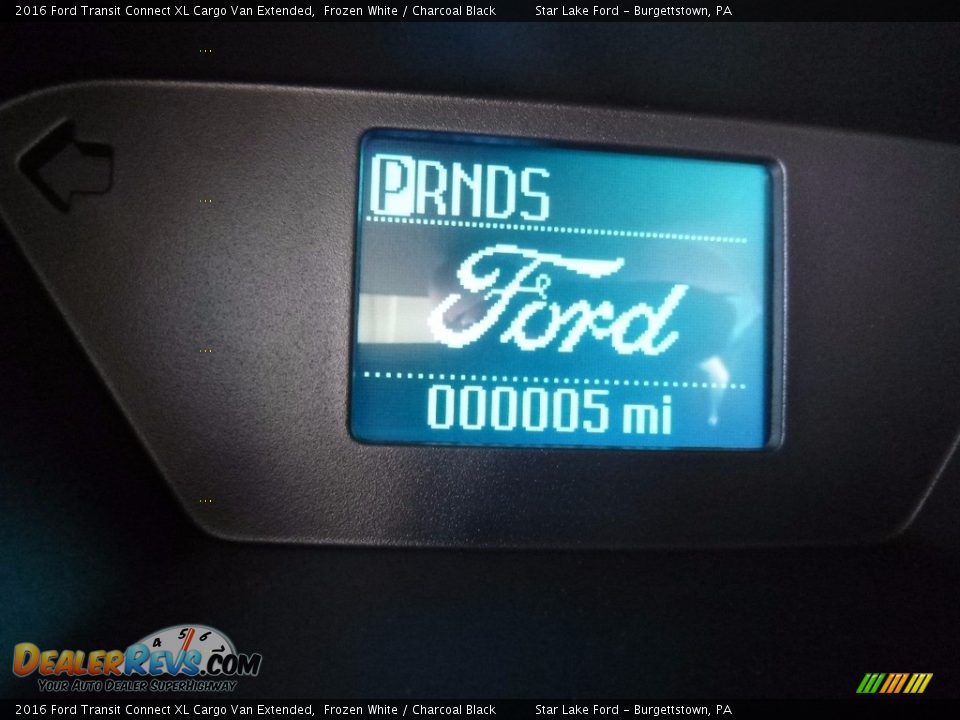 2016 Ford Transit Connect XL Cargo Van Extended Frozen White / Charcoal Black Photo #20