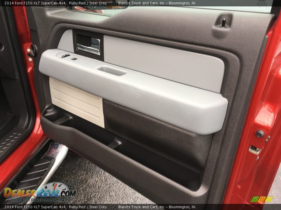 2014 Ford F150 XLT SuperCab 4x4 Ruby Red / Steel Grey Photo #8