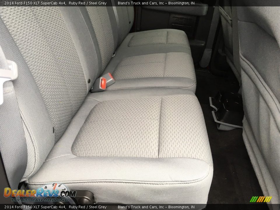 2014 Ford F150 XLT SuperCab 4x4 Ruby Red / Steel Grey Photo #9