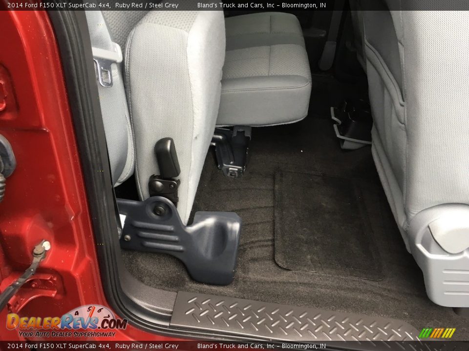 2014 Ford F150 XLT SuperCab 4x4 Ruby Red / Steel Grey Photo #10