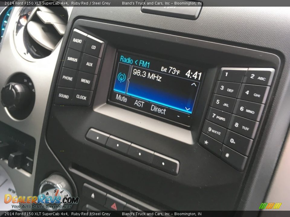 2014 Ford F150 XLT SuperCab 4x4 Ruby Red / Steel Grey Photo #13