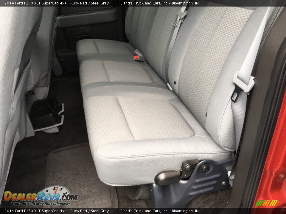 2014 Ford F150 XLT SuperCab 4x4 Ruby Red / Steel Grey Photo #14