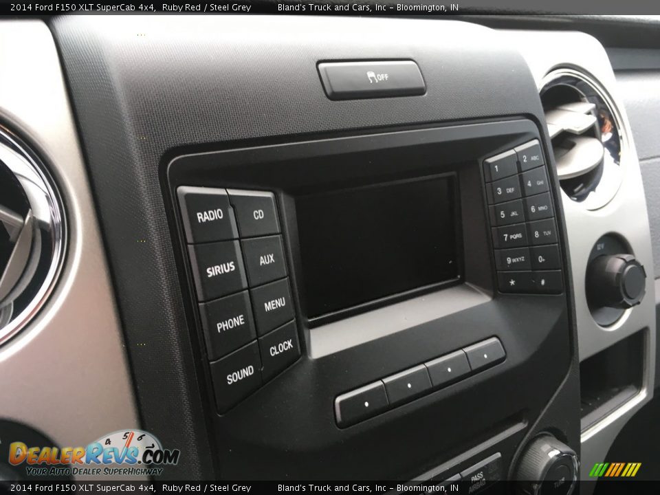 2014 Ford F150 XLT SuperCab 4x4 Ruby Red / Steel Grey Photo #17