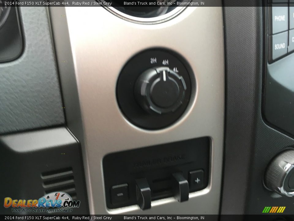2014 Ford F150 XLT SuperCab 4x4 Ruby Red / Steel Grey Photo #19