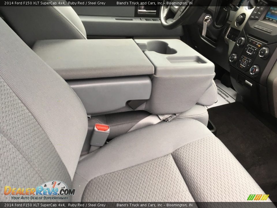 2014 Ford F150 XLT SuperCab 4x4 Ruby Red / Steel Grey Photo #20
