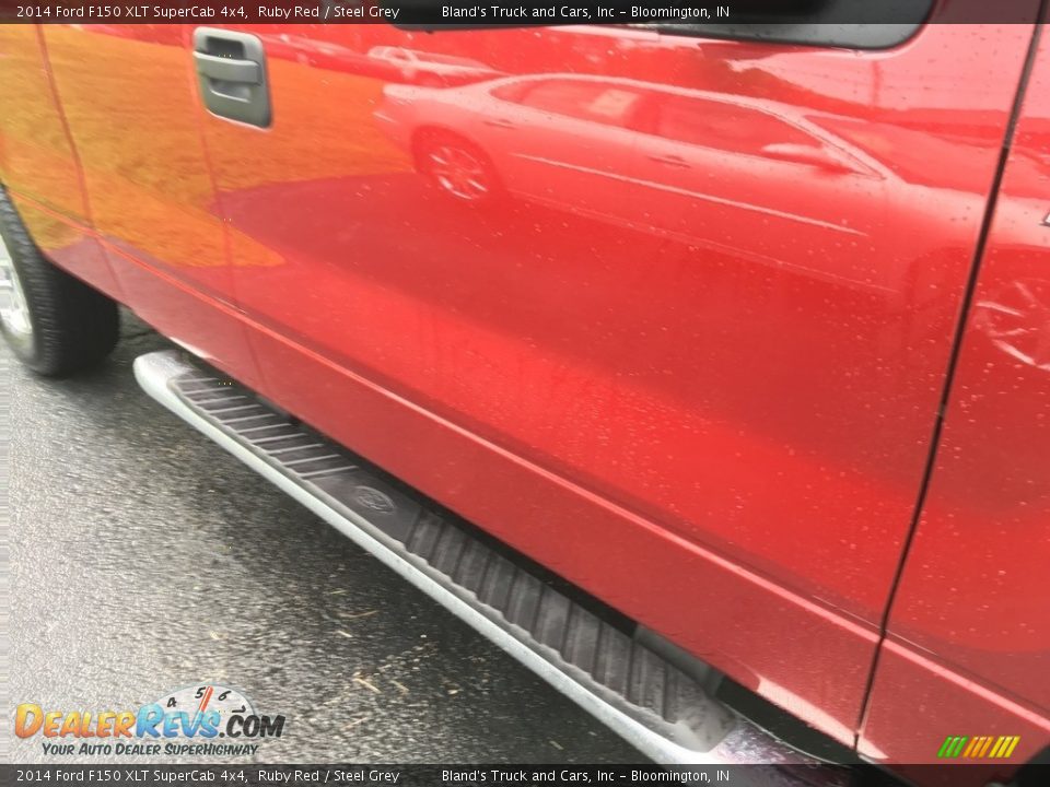 2014 Ford F150 XLT SuperCab 4x4 Ruby Red / Steel Grey Photo #21