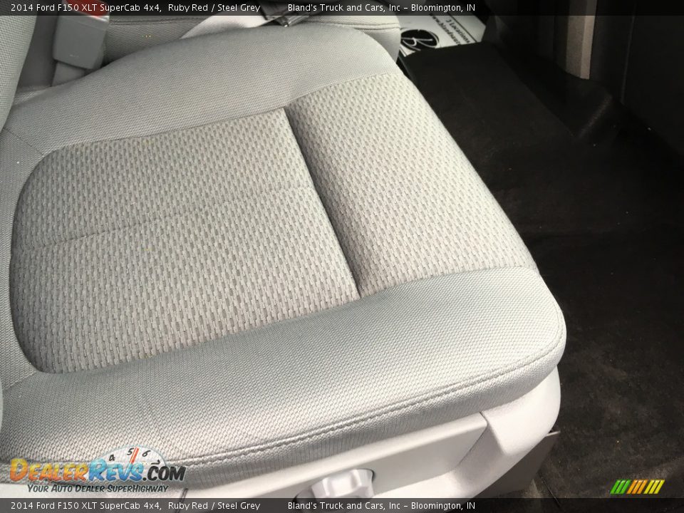 2014 Ford F150 XLT SuperCab 4x4 Ruby Red / Steel Grey Photo #22