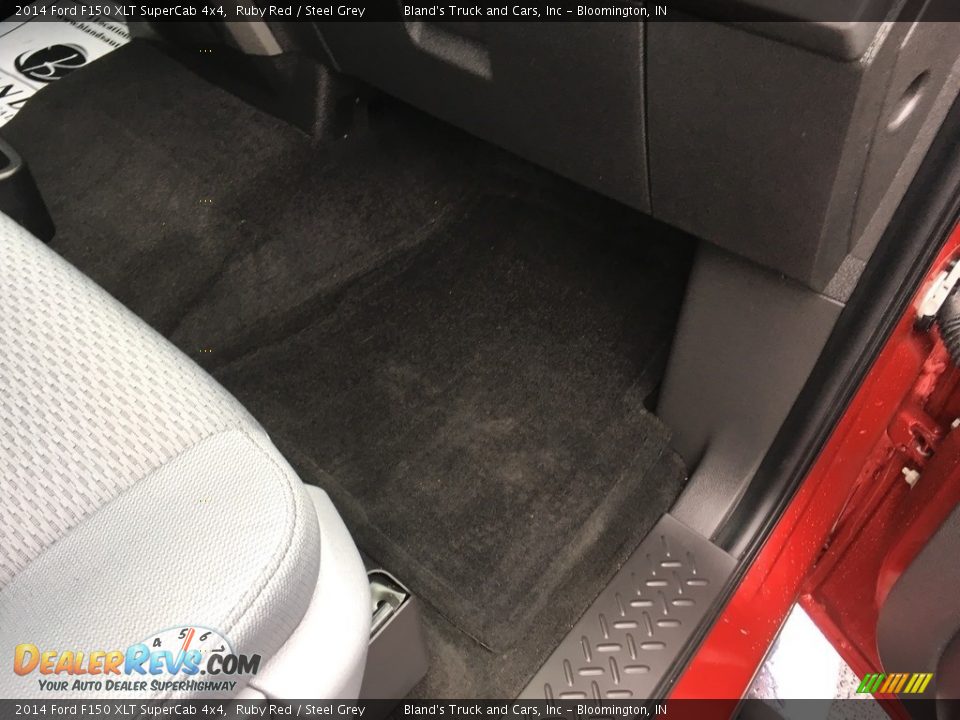 2014 Ford F150 XLT SuperCab 4x4 Ruby Red / Steel Grey Photo #23